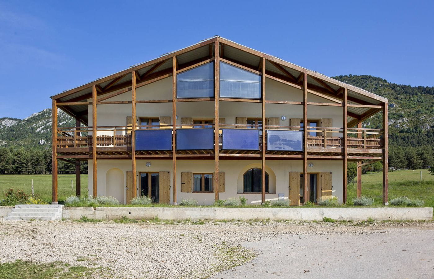 La villa bioclimatique à la Réserve des Monts d'Azur